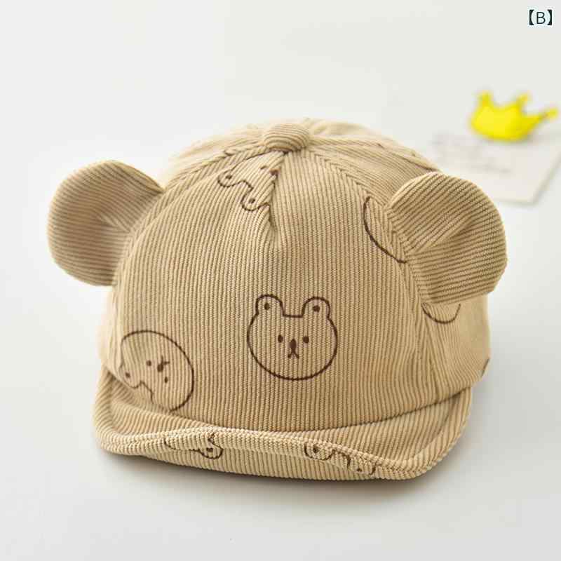 ベビー 帽子 春秋冬生児 防風 軽量 キャップ 柔らかい の子 女の子 調整可能 サン...