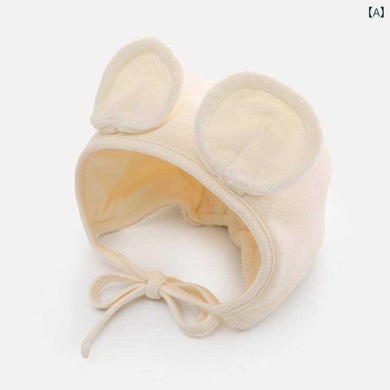 ベビー 帽子 防寒 かわいい 耳 赤ちゃん キッズ 女の子 帽子 ハット 秋冬 韓国 耳保護 アニマル風