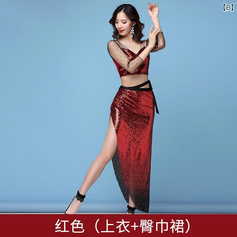 ベリー ダンス レディース ファッション エスニック ダンス パフォーマンス コスチ...