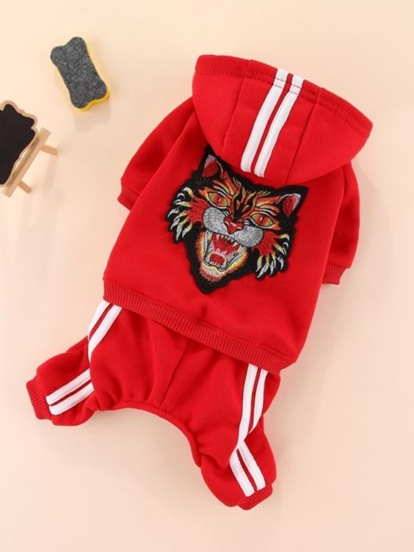 ペット服 犬服 ドッグ ウェア フード 服 かわいい ベスト 衣装 室内 散歩 外出 ルーム 室外 小型 秋冬