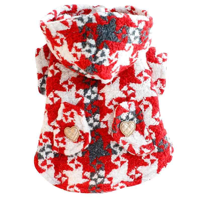 ペット服 犬 ウェア シャツ 服 かわいい ベスト 衣装 フード 室内 散歩 外出 ルーム 室外 小型 秋冬