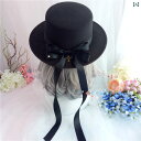帽子 ハット ウール フェルト 秋冬 コスプレ エレガント 激かわいい ロリータ ゴスロリ 地雷 甘ロリ JK レディース ファッションアイテム