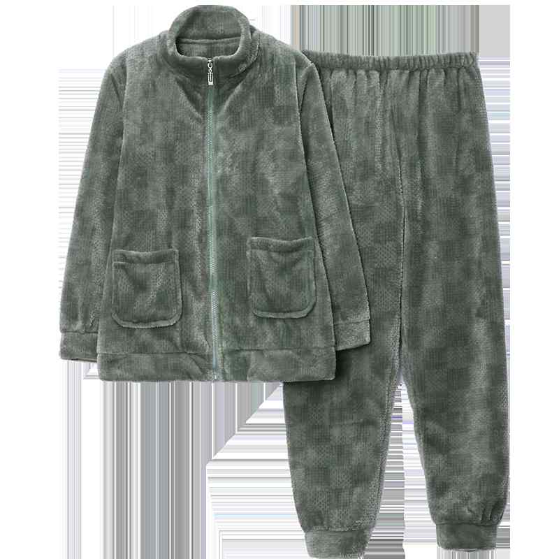 コーラルフリース生地 秋冬 パジャマ ルームウェア レディース 冬 厚手 裏起毛 暖かい ホーム服 屋外可能 ラグジュアリー