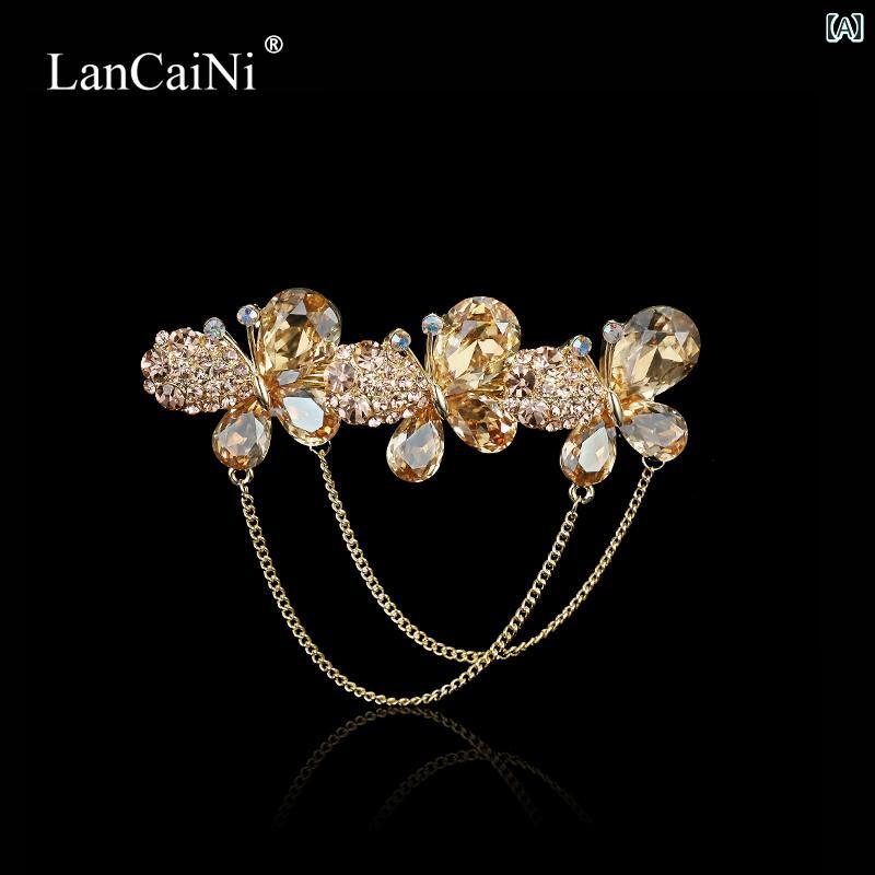 蝶 エレガント クリップ プレゼント ヘア アクセサリー パーティー レディース ディナー デート きらき..