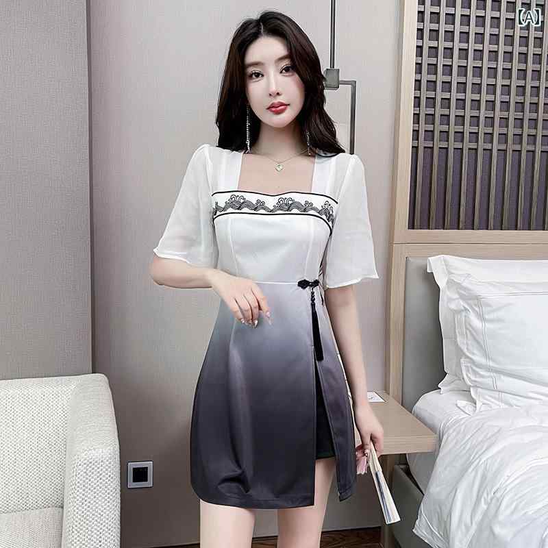 エステ 制服 レディース 健康 フットスパ ショップ マッサージ ユニフォーム 魅惑 チャイナ ドレス 美..