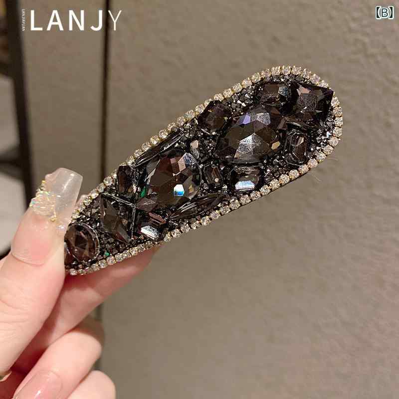 レディース ヘアアクセサリー 髪飾り 大人 フェミニン ヘアピン クリップ グレー ...