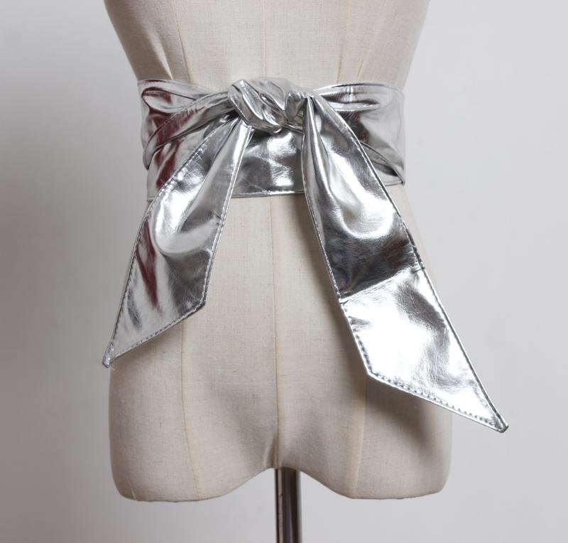 ベルト レディース 幅広 ウエストマーク カジュアル レザー ノット アクセサリー シンプル 装飾 ドレス..