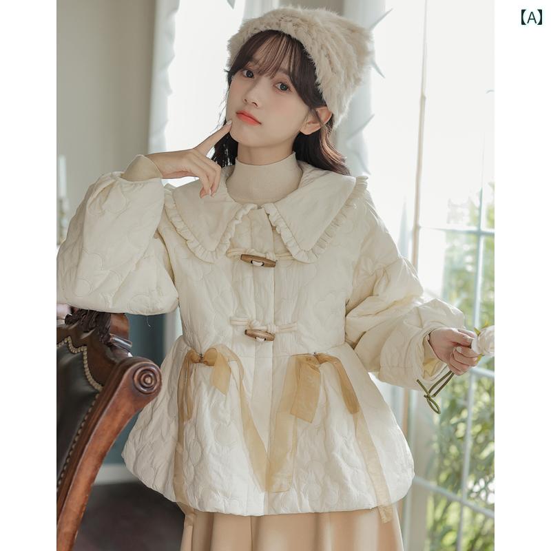 Rakuten - 女の子 ジャケット キルティングジャケット 秋冬 厚手 かわいい キュート 休日 中学 高校 学生 JK 女の子 レディース