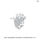 レディース レディース ジュエリー アクサセリー 指環 リング 結婚式 パーティー シルバー エレガント 韓国 キラキラ デコレーション ギフト プレゼント 調...