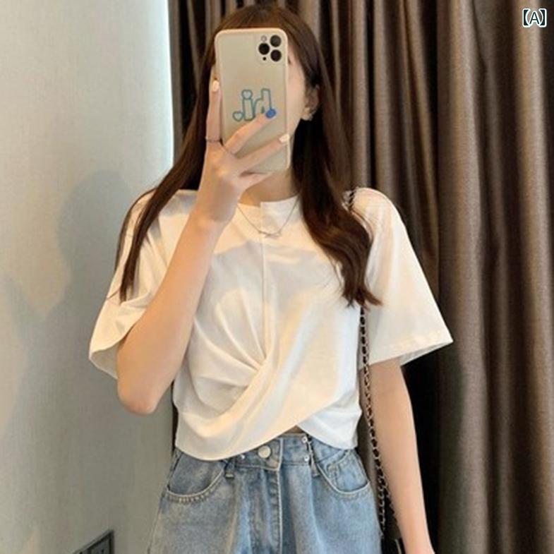Other - Tシャツ 半袖 アメカジ ダンス クラブ ゆったり ヒップホップ 衣装 KPOP カジュアル レジャー 通学 休日 ホームウェア 快適コーデ レディース