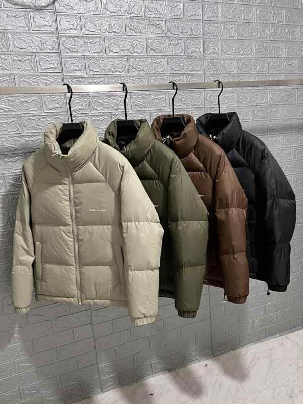 Down Coat - ダウンジャケット メンズ 冬 ジップアップ 大きめサイズ スタンドカラー 厚手 カジュアル ジャケット スタイリッシュ
