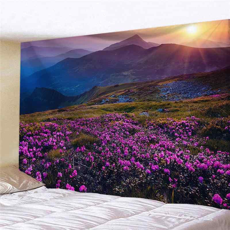 インテリア タペストリー 壁掛け クロス 布 寝室 背景 雑貨 装飾品 自然 道具 コレクション