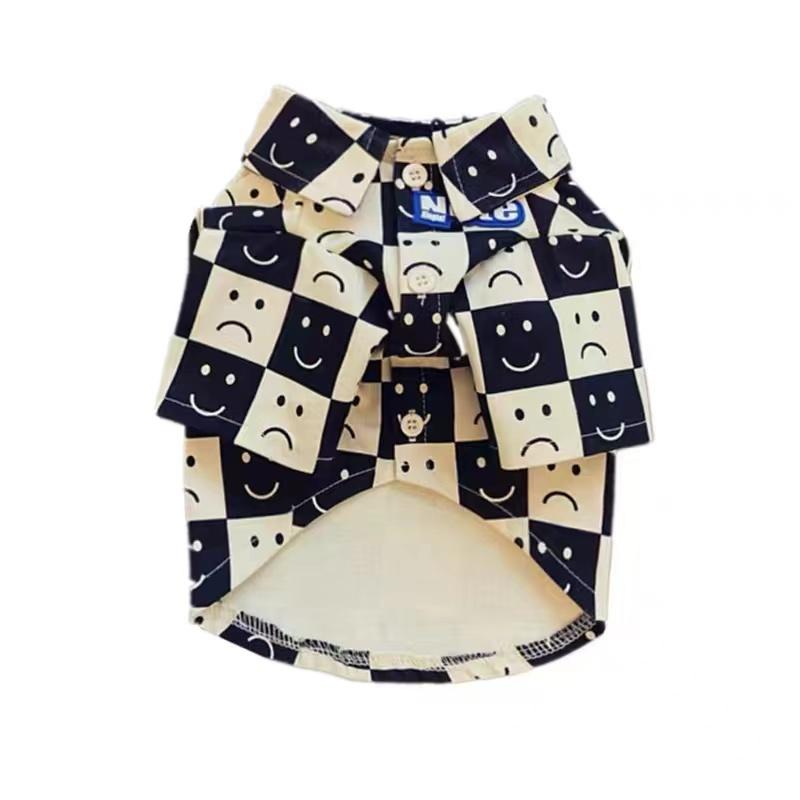 ドッグ ウェア ペット服 犬 猫 小型犬 服 春秋冬 シャツ チェック カジュアル かわいい