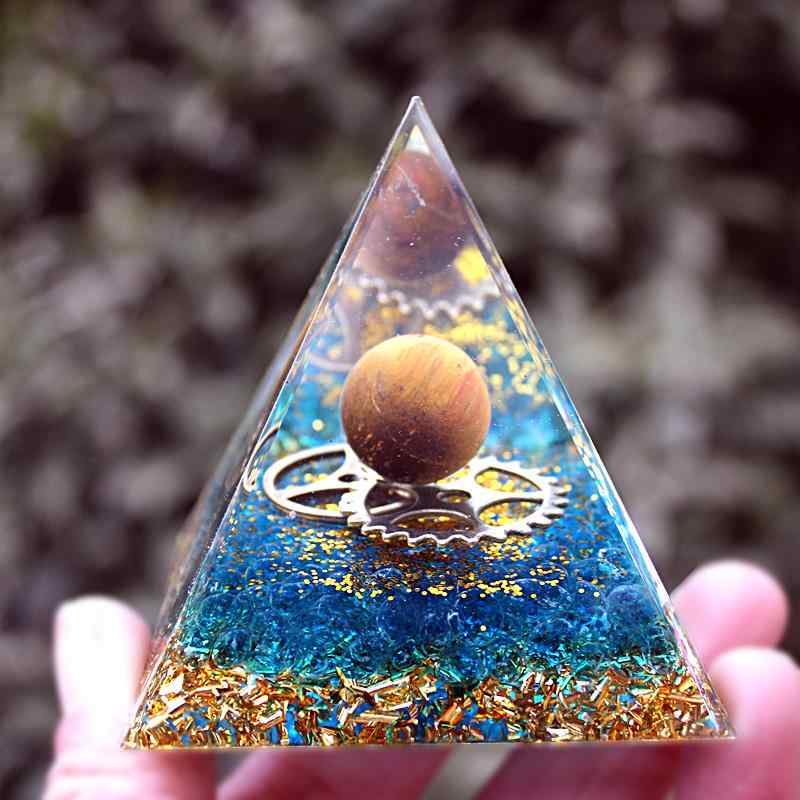 ピラミドル インテリア 玉 砂利 家庭 家具 樹脂 オフィス デスク 装飾