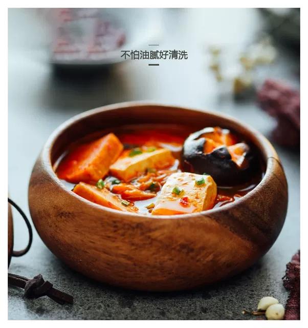 和風 や防止 ボウル お茶 木 ボウル スープボウル サラダボール 菓子椀 お椀 韓国 シンプル ナチュラル..