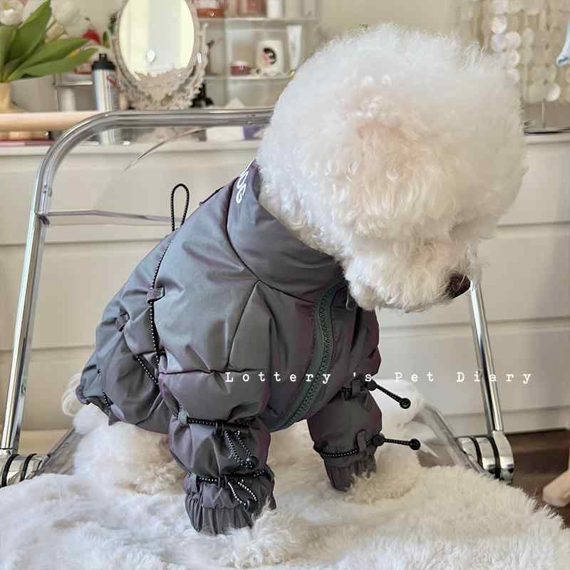 ドッグ ウェア 犬 猫 小型犬 チワワ ビション テディ ポメラニアン 服 ダウンジャケット 暖かい 秋冬 ..