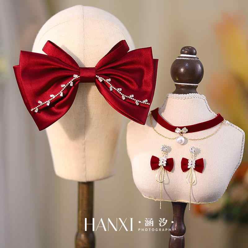 アクセサリー 髪飾り ヘアバンド ジュエリー ブライダル ヘア カチューシャ 結婚式 レディース サテン 雑貨 小物 装飾品 道具 レディース