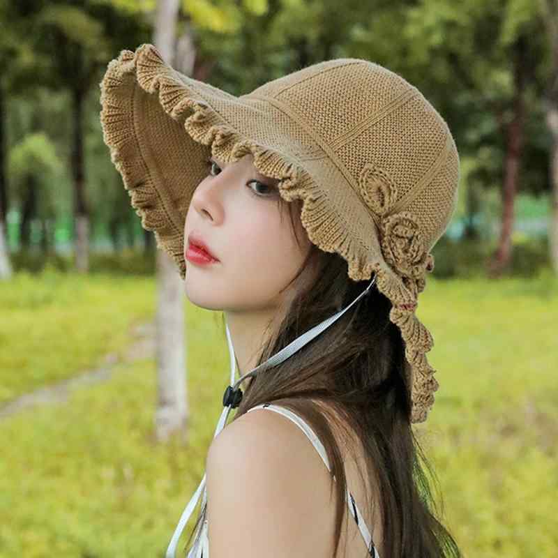 洗える 帽子 夏 レディース 日よけ 韓国 日焼け防止 日よけ帽子 つば 大きめ ビーチハット