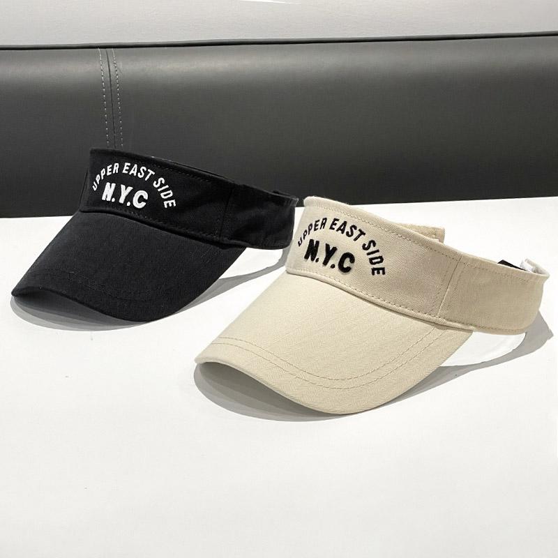 サンバイザー 韓国 刺繍文字 トップ サンハット レディース 春夏 スポーツ トップレス 親子 サンハット メンズ レディース