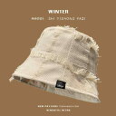 帽子 レトロ エッジ チェック 帽子 レディース 春秋 黒 バケツ帽子 バケットハット