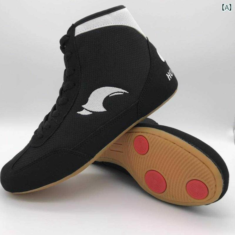 スポーツ シューズ 靴 ブーツ ファイティング レスリング 品 体操 武術 ユニセックス