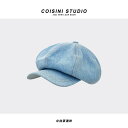 レトロ デニム ベレー帽 レディース 春夏 カジュアル 帽子 顔見せ リトル ペインター 帽子 キャスケット