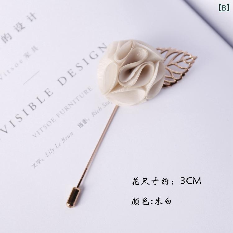ピン 花 ブローチ コサージュ スーツ セーター ジャケット アクセサリー ピンバッ...