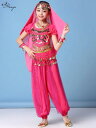 インド ダンス 衣装 子供 ステージ パフォーマンス 服 子供 ベリーダンス パンツ スーツ レディース シフォン エスニック
