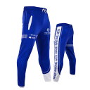 フィットネス トレーニング パンツ 総合格闘技パンツ メンズ レディース兼 ユニセックス トレーニング ロング 総合格闘技ロングパンツ 青 白 トレーニングパン...