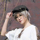 グレー コーヒー ヘリンボーン 柄 メンズ レディース レトロ ギア 装飾 アヒル 舌 八角形 キャスケット 帽子