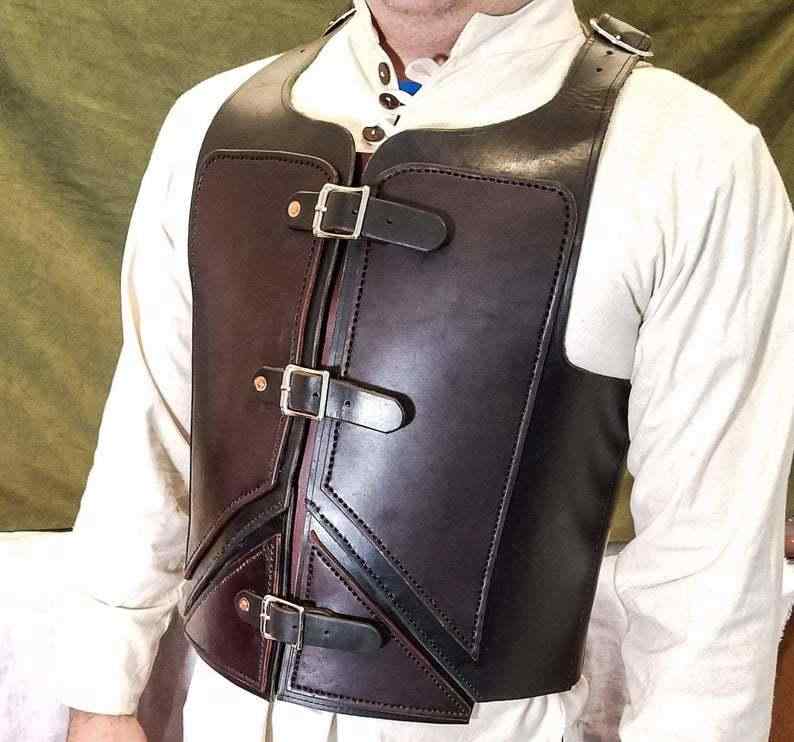 メンズ ベスト 鎧 胸当て 衣装 コスプレ 鎧 バイキング 戦士 仮装 中世 ステージ パフォーマンス