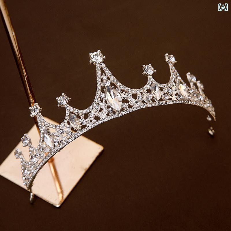 楽天セキュアデポ子供 プリンセス ティアラ 誕生日 かわいい きらきら 女の子 ヘアアクセサリー ステージ パフォーマンス