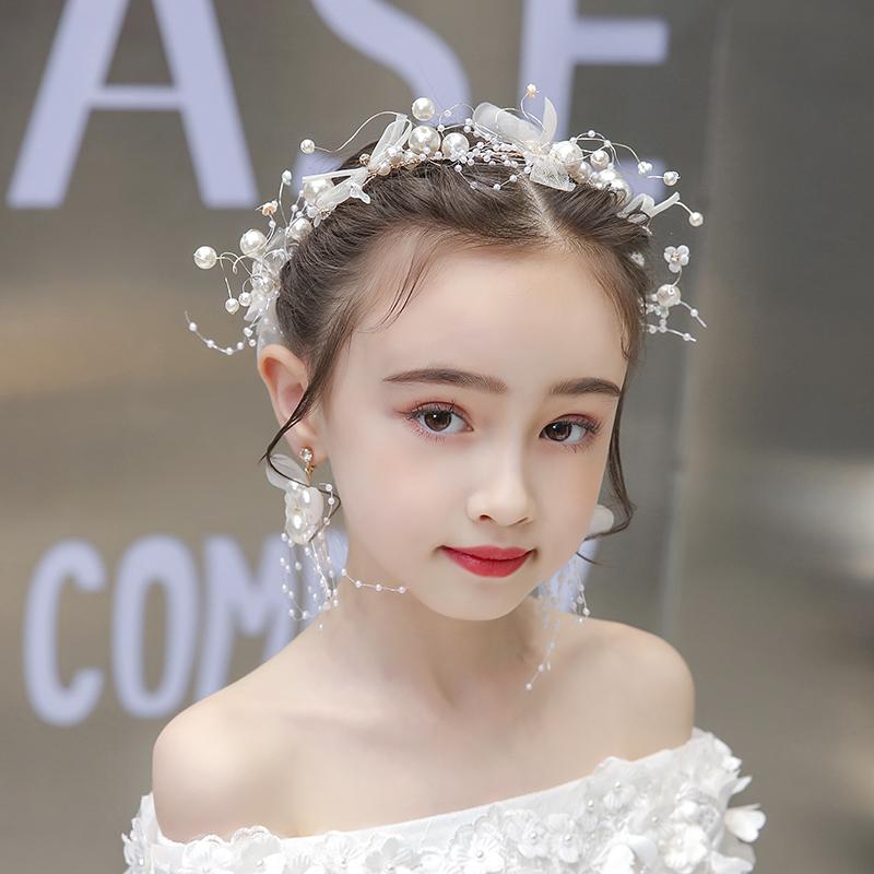 ティアラ カチューシャ 髪飾り イヤリング セット アクセサリー 子供 プリンセス フェアリー パーティ..