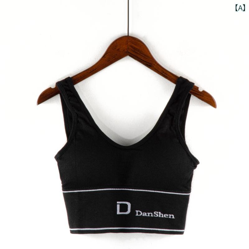 レディース ブラトップ ノンワイヤー 下着 スポブラ スポーツ シームレス オールシーズン 快適 露出防止 美背中 美バスト 快適 ソフト インナー トレーニング ヨガ ランニング 普段使い使い