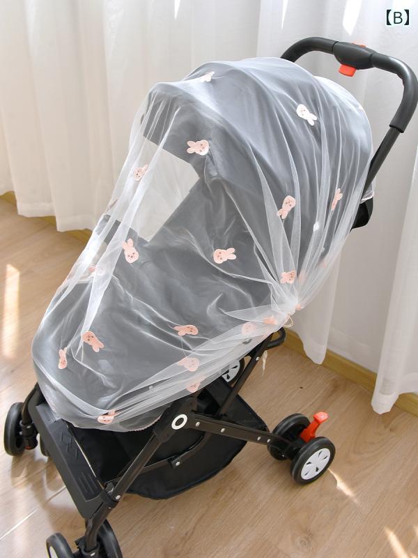 サンシェード カーテン ベール カバー 蚊帳 防虫 屋外 レジャー アウトドア ベビーカー 通気性 ベビー キッズ 夏 2