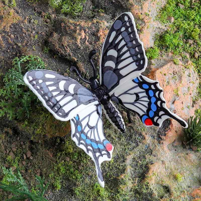 蝶々 バタフライ アゲハ蝶 昆虫 フィギュア 模型 おもちゃ ホビー 人形 コレクション インテリア ミニチュア リアル 子供 科学 教育 自然 ギフト