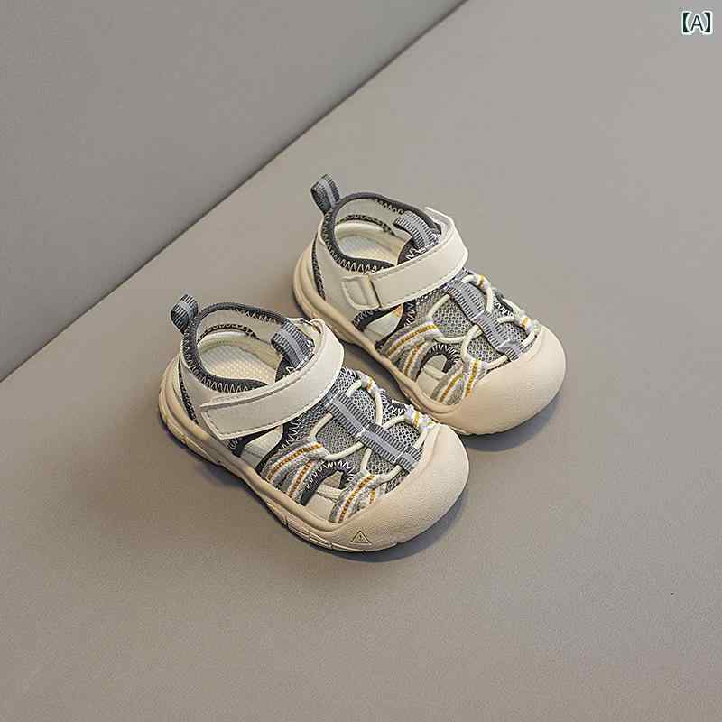 ベビー キッズ シューズ ソフト 夏 サンダル スポーツ 夏 子供 靴 ボーイズ 通気性 滑りにくい ソフトソール ビーチ