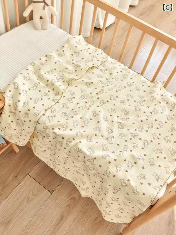 肌掛け ブランケット お昼寝 寝具 シンプル ナチュラル かわいい ベビー 赤ちゃん ...