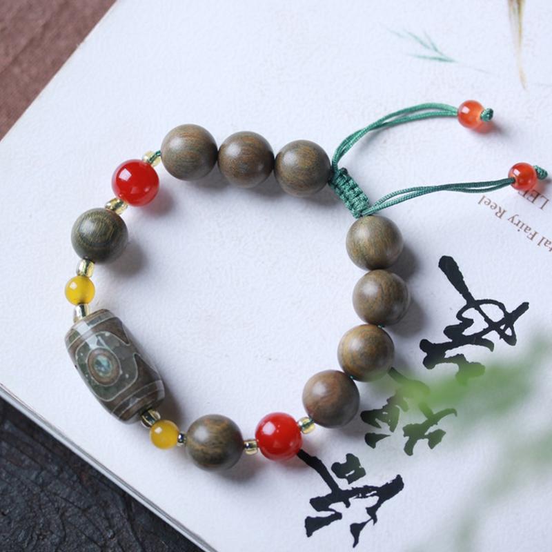 中国風 アクセサリー 緑 白檀 ブレスレット カップル 木 おもちゃ ジュエリー 白檀 ブレスレット メンズ レディース ブレスレット ギフト