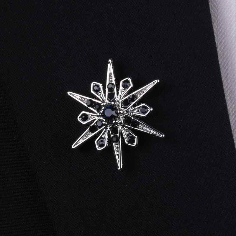 ブローチ 襟ピン 襟 ボタン 重ね 精巧 レトロ 六芒星 小さめ ブローチ メンズ レディース スーツ コサ..