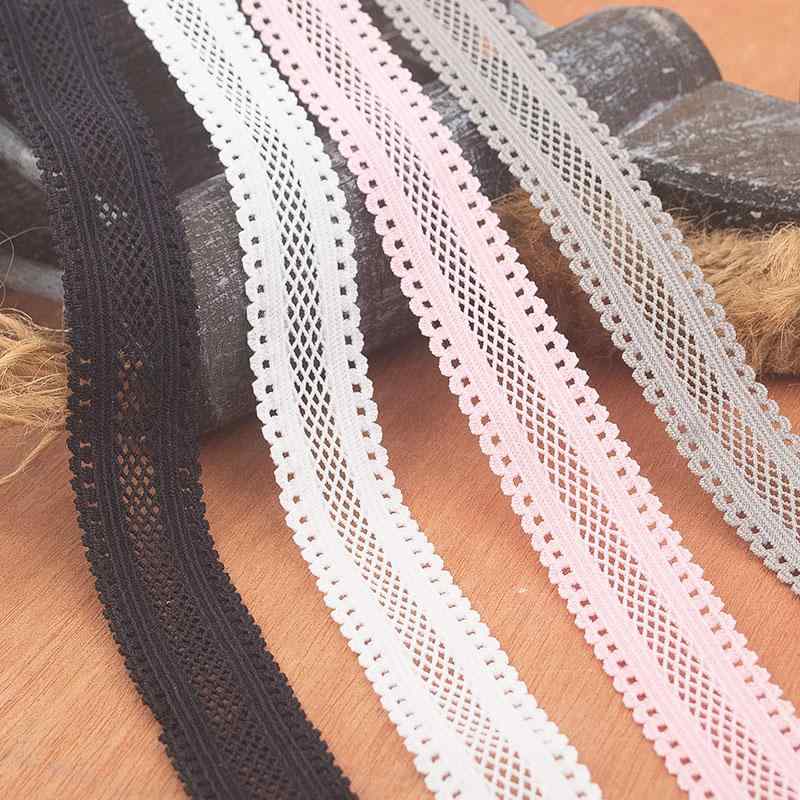 DIY 洋裁 91cm 手芸品 アクセサリー メッシュ ストレッチ バンド レース リボン 装飾 材料 素材