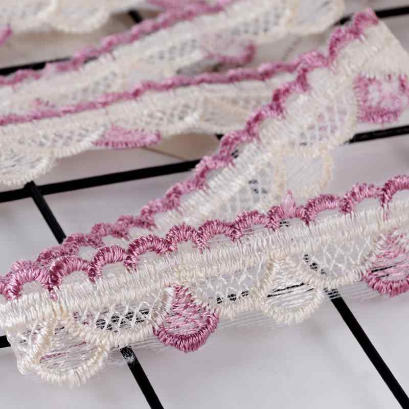 S 049 カーテン レース スカート 裾 水溶性 エッジ 小花 テーブル クロス ベッド サイド ソファ 制作 ..