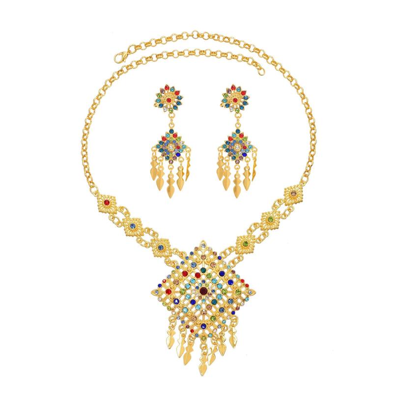 パフォーマンス アクセサリー 民族 ダンス インド ゴールド ネックレス 西部 地域 エスニック タッセル..