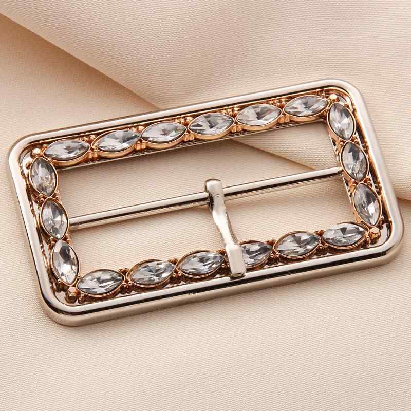 ベルトバックル 留め具 ライン ストーン レディース ファッション アクセサリー オールシーズン ベルト ヘッド バックル