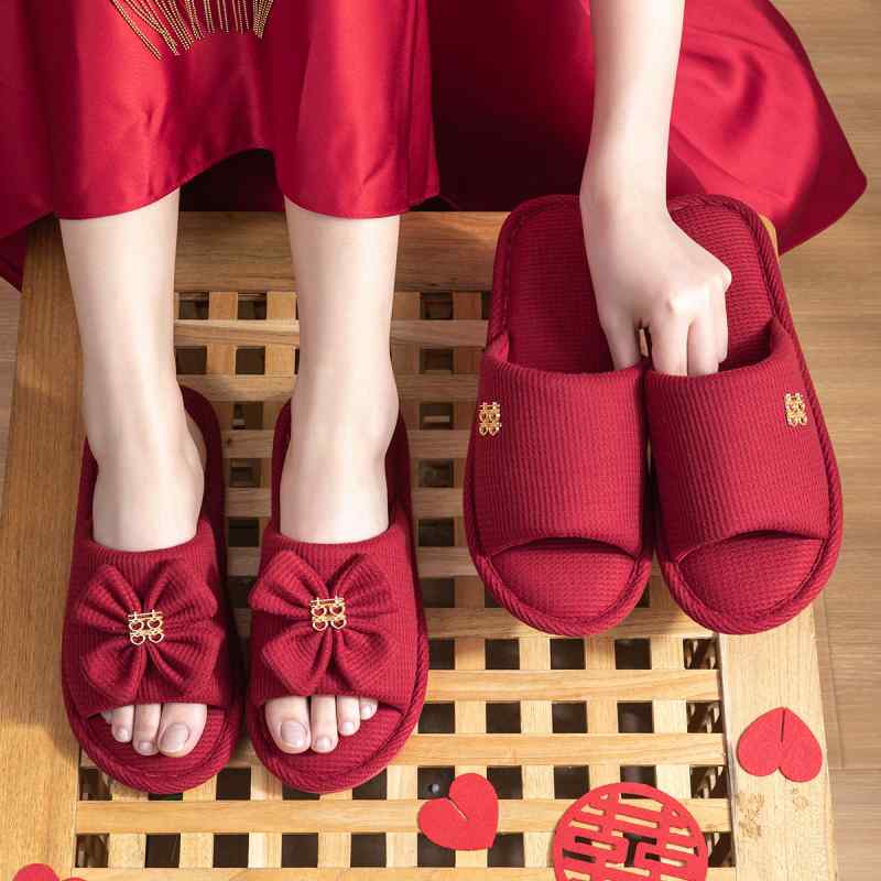 スリッパ 家庭 秋冬 室内 ホーム バスルーム 滑りにくい 暖かい メンズ レディース 生活雑貨 結婚式 お祝い 新婚 カップル ウェディング