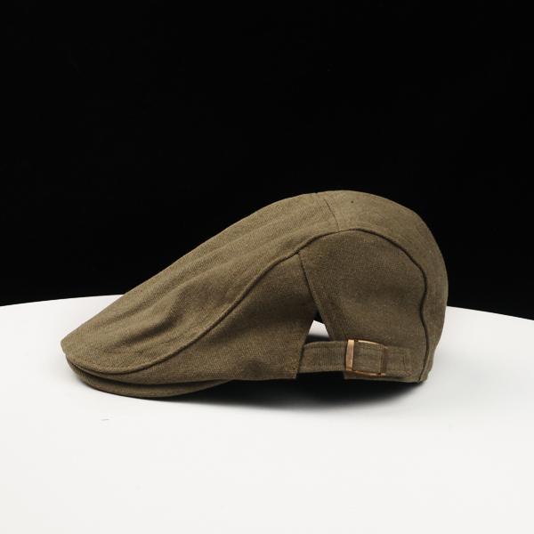 ハンチング帽 おしゃれ アメリカ メンズ キャップ 夏 コットン リネン 英国 シンプル 芸術 日よけ 日焼..