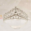ティアラ 子供 女の子 プリンセス ヘアアクセサリー アクセサリー 誕生日 クラウン イヤリング ネックレス 王冠 セット ラインストーン