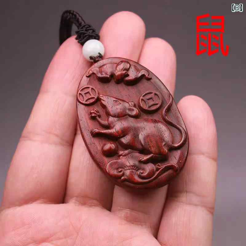 中国風 アクセサリー 装飾品 ローズウッド 馬 ペンダント マホガニー 干支 馬 メンズ レディース レトロ おもちゃ カップル ペンダント secure-depo-10486210 セキュアデポ サンプル画像3