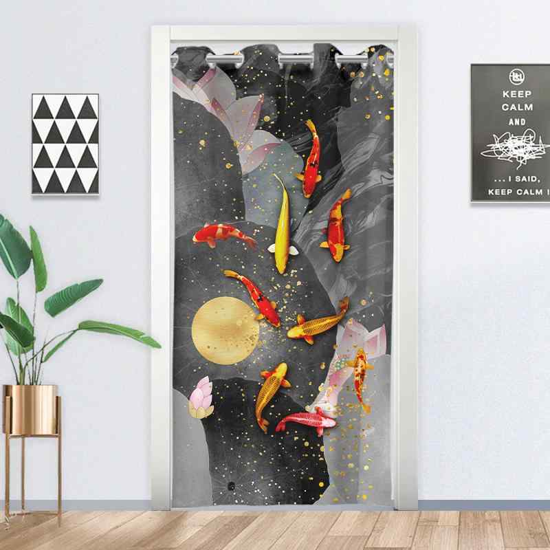 ドア カーテン 間仕切り カーテン リビングルーム ハーフ カーテン 装飾 おしゃれ 種類豊富 ストレッチポール ストレッチロッド