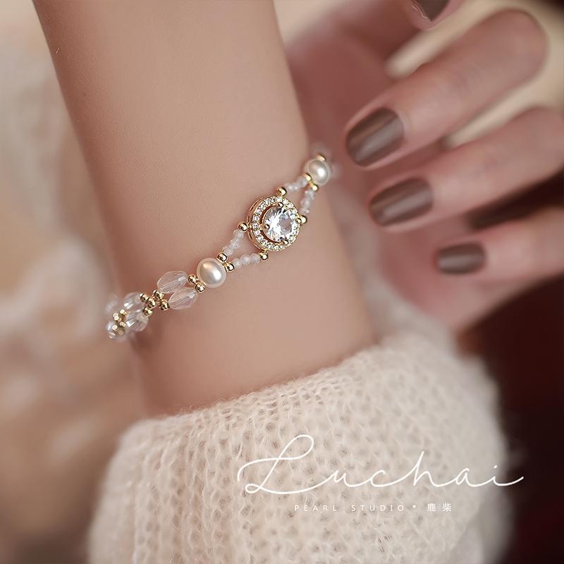 ブレスレット レディース 上品 パーティー セレモニー 結婚式 パール 韓国 ガール アクセサリー ゴージャス エレガント 豪華感 おしゃれ